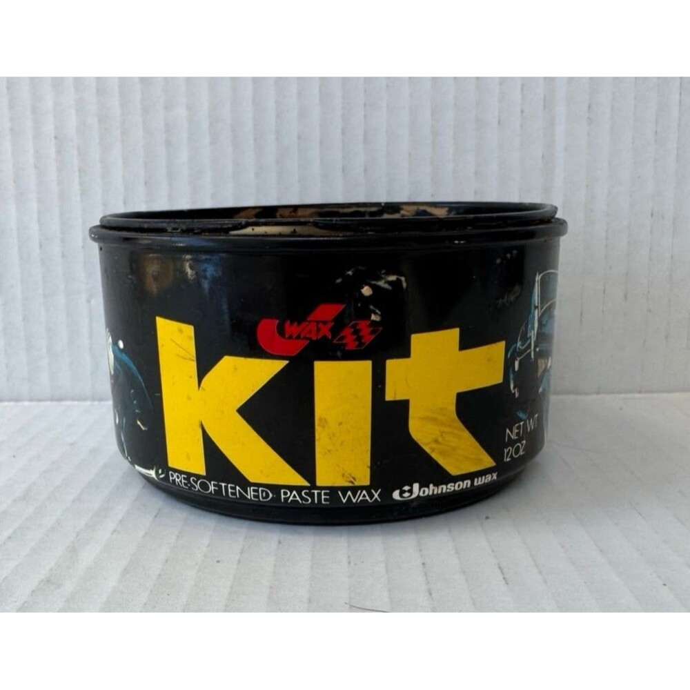 SC Johnson JWax Paste Wax Car Wax Shine 12oz Can Discontinued New Old Stock